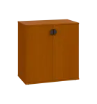 TN 2 - 7D kancelářská skříň, 2-dveřová, 750x720x400, třešeň šumavská